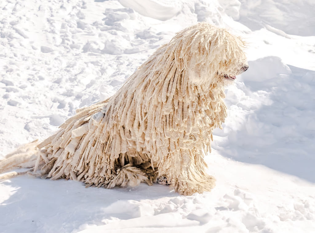komondor-vengerskaya-ovcharka Кудрявые собаки: полный гид по породам, уходу и выбору питомца
