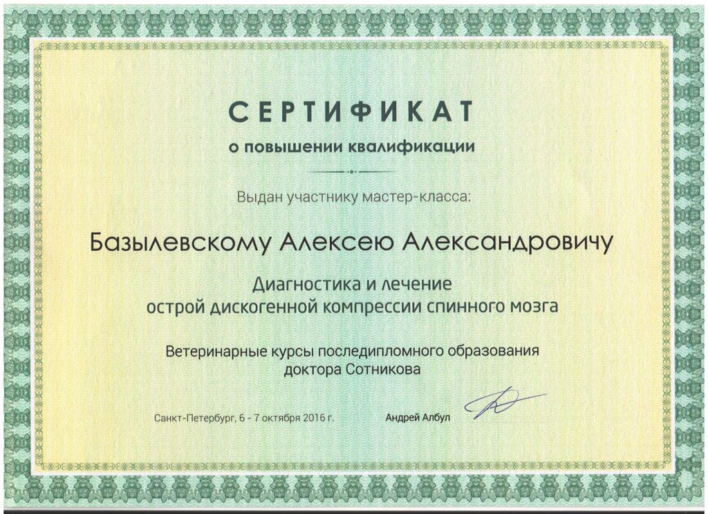 sertifikat-bazylevskogo-a-a-diagnostika-i-lechenie-ostroj-diskogennoj-kompressii-spinnogo-mozga-2017-1024x744 Базылевский Алексей Александрович