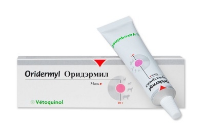 oridermil_1 Оридэрмил Мазь для ушей, для собак и кошек Vetoquinol